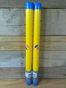 lot 115 image: Set of 2 1 in. IPS Poly DR 11 to 1 in. MIP Underground Yellow Poly Gas Transition