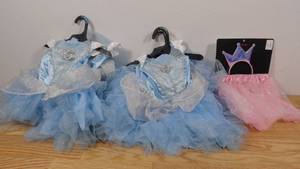 lot 165 image: Lot of 5 Baby Princess Halloween Costumes- 4 Cinderella 1 Tutu Set