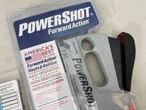 New Powershot Stapler  Nailer, Staples, Staple Remover