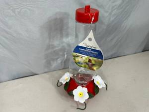 New Glass Hummingbird Feeder