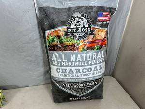 New 20 lb Bag of Pit Boss BBQ Hardwood Pellets