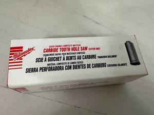New Milwaukee Carbide Tooth Hole Saw 34