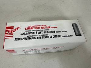 New Milwaukee Carbide Tooth Hole Saw 1 -18
