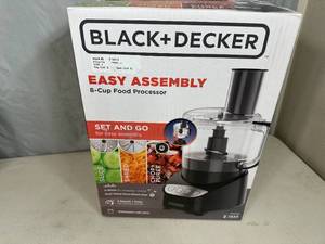 New Black and Decker 8 Cup Food Processor