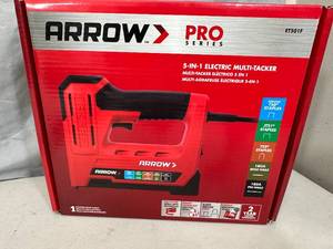 New Arrow 5-in-1 Electric Stapler  Brad Nailer