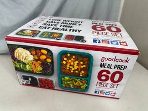 New GoodCook 60 Pc Meal Prep Set
