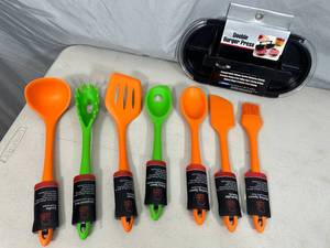New Silicone Cooking Utensils and Double Burger Press