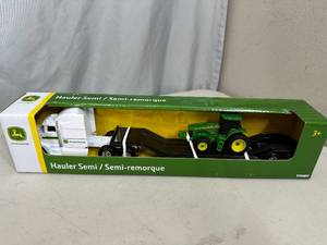 New John Deere Semi Truck Hauler and Tractor Toy