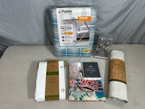 New Tub Mat, Shower Liner, Shower Curtain, Ironing Board Pad and Cover