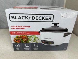 New Black and Decker 16-Cup Rice Cooker  Steamer