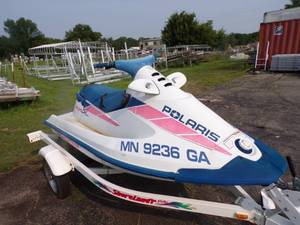 lot 19 image: 1992 Polaris SL 650 Tripple Jet Ski TRAILER NOT INCLUDED