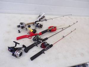 lot 125 image: Ice Fishing Rods and Reels