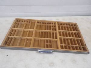 lot 74 image: Vintage Type Set Drawer