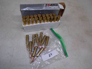 lot 21 image: 28 270 WSM Winchester Short Magnum 150 gr.