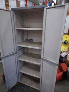 lot 155 image: Plastic Storage Cabinet