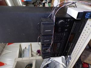 lot 167 image: Onkyo Synthesizer, CD Changer and Bose Speakers
