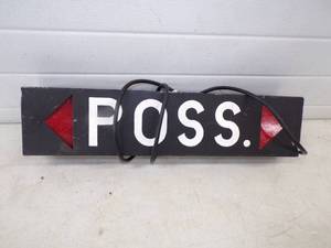 lot 174 image: P.O.S.S. Sign Tested and works