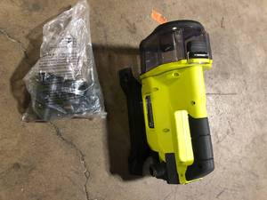 lot 14 image: RYOBI ONE HP 18V 14 hp Cordless Battery Powered Transfer Pump with 2.0 Ah Battery and Charger  Customer Returns See Pictures