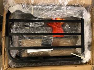 lot 20 image: VEVOR 53 in. x 19 in. x 5 in Hitch Cargo Carrier 500 lbs. Luggage Carrier Rack Basket Fit 2 in. Hitch Receiver for SUV Truck  Customer Returns See Pictures