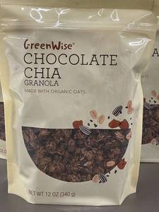 lot 5 image: GA 1 - Lot of 3 GreenWise Chocolate Chia Granola Packs - 12 oz Each