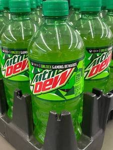lot 7 image: Case of Mtn Dew Bottles (24-Pack) - 20 FL OZ