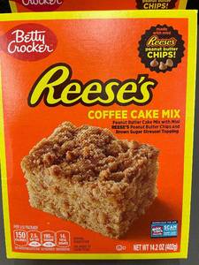 lot 20 image: 2 back - Betty Crocker Reeses Coffee Cake Mix - 6 Packages