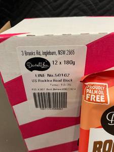 lot 22 image: Darrell Lea Rocklea Road Block Milk Chocolate, 12-Pack (180g Each)