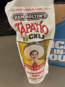 lot 23 image: FL 3 - Van Holtens Tapato Flavored Pickle Pack - 12 Pickles