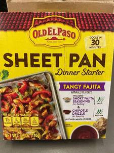 lot 24 image: CO 2 - Old El Paso Sheet Pan Dinner Starter Tangy Fajita - 10 Pack