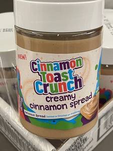 lot 28 image: HI 4 - Cinnamon Toast Crunch Creamy Cinnamon Spread - 6 Jars