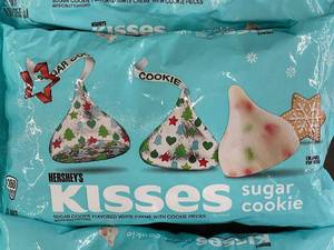 lot 30 image: Lot of 6 Hersheys Kisses Sugar Cookie Flavored Candy