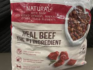 lot 436 image: Luvsome Adult Dog Food - Natural Real Beef, 15.5 lb
