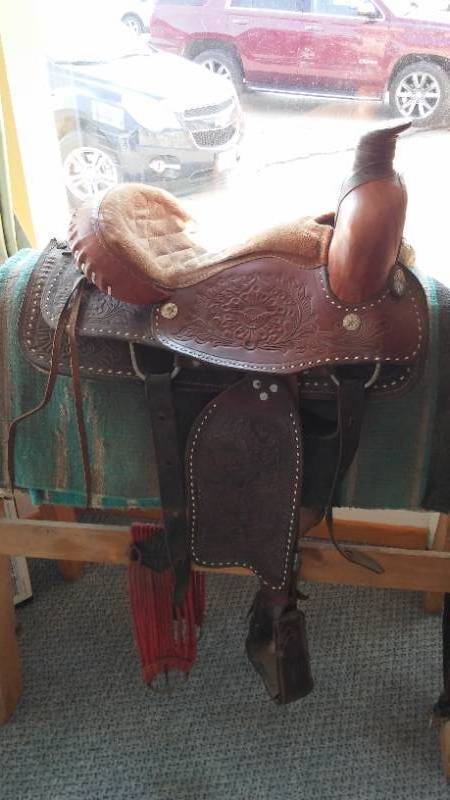 lot 853A image: Horse Saddle And More.