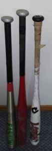 lot 816 image: Aluminum Baseball Bats (3) 33 In.