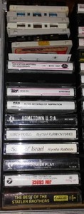 lot 827 image: Vintage  Cassette Tapes In Case