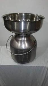 lot 839 image: Milk Machine Parts. Bucket And Strainer