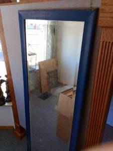 lot 696 image: Floor Length Dressing Mirror.