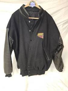 lot 414 image: Lettermans Style Leather Jacket (XL).