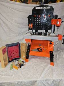 lot 845 image: Black And Decker Kid Tool Bench With Tools