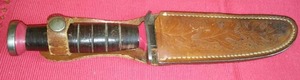 lot 490B image: WWII Imperial Prov.R.I. Knife USA