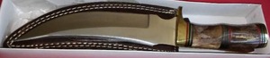 lot 497B image: Chipaway Hunting Knife with Sheath.