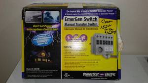 lot 311 image: Emergen Switch Manual Transfer Switch.