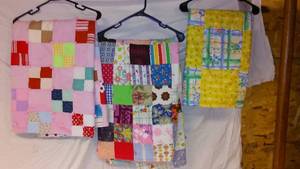 lot 694A image: Vintage Baby Quilts (3).