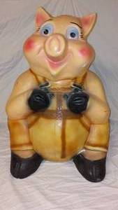 lot 684 image: Enormous 1950s chalkware piggy bank