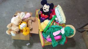 lot 529 image: Stuffies And More. Coca Cola Bear, Micky, Garfield