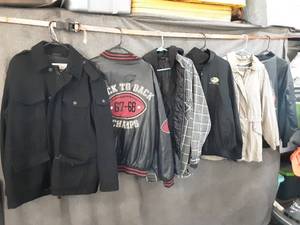 lot 42 image: 6 mens jackets sizes l-xl