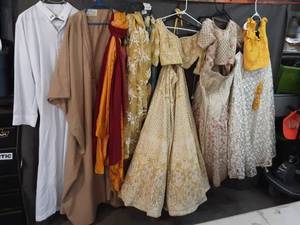 lot 43 image: Hand made ethnic dresses