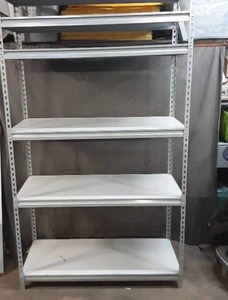 lot 46 image: 6 tier Boltless Steel Garage Storage Shelving