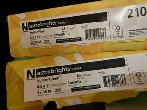 Astrobrights Card Stock