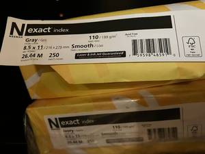 Colored Card Stock